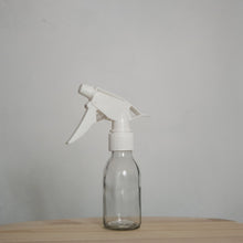 Load image into Gallery viewer, Clear Glass Bottle with White Trigger Sprayer