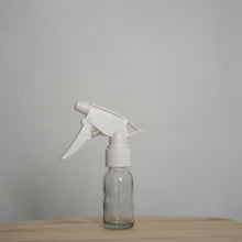 Load image into Gallery viewer, Clear Glass Bottle with White Trigger Sprayer