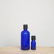 Load image into Gallery viewer, Blue Glass Bottles with Dropper Cap
