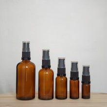 Load image into Gallery viewer, Amber Glass Bottles with Serum Cap
